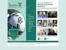 Tablet Screenshot of markroesportsphysio.co.uk